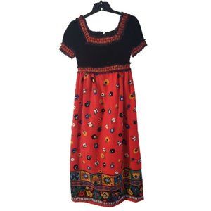 Sandine Originals Maxi Velvet Hippie Dress